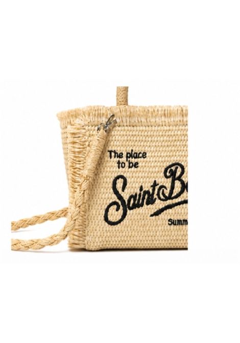 Borsa mini in paglia SAINT BARTH | VAMI09 VANITY MINI STRAW N00421L 1100 EMB